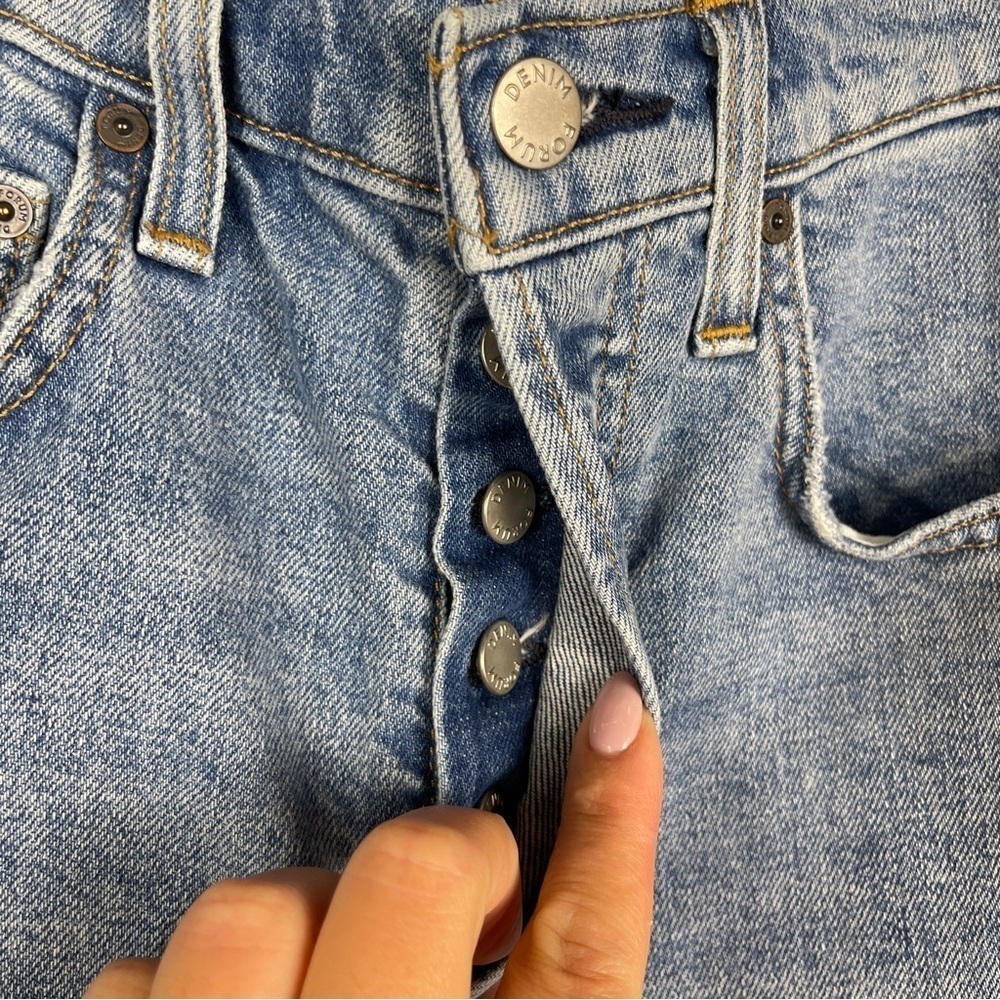 Aritzia Denim Forum The Yoko High Rise Slim High-waisted slim jeans blue 24 - Picture 6 of 12